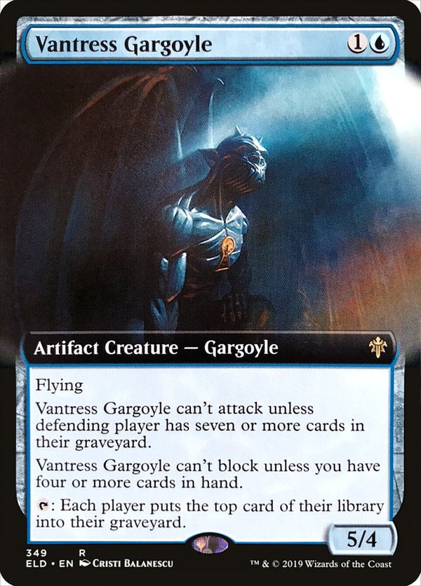 Vantress Gargoyle (Extended Art) - Magic: The Gathering