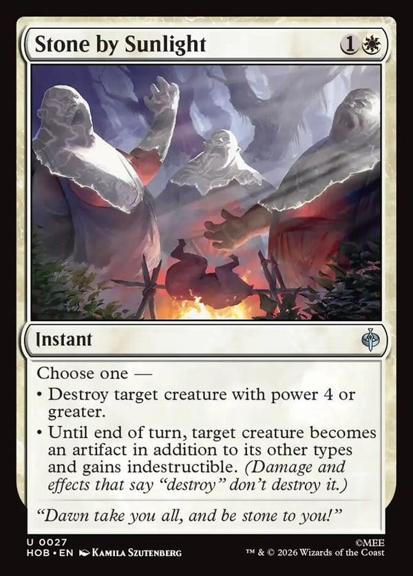 Stone by Sunlight (HOB 27) - Magic: The Gathering
