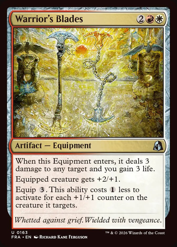 Warrior's Blades (FRA 163) - Magic: The Gathering