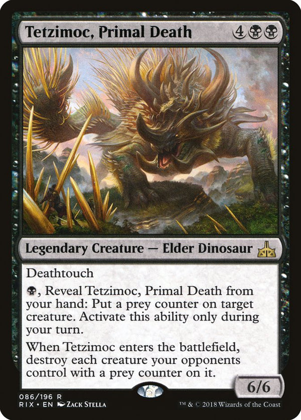 Tetzimoc, Primal Death - Magic: The Gathering