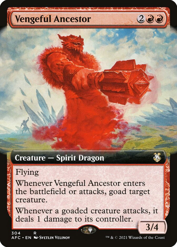 Vengeful Ancestor (Extended Art) - Magic: The Gathering