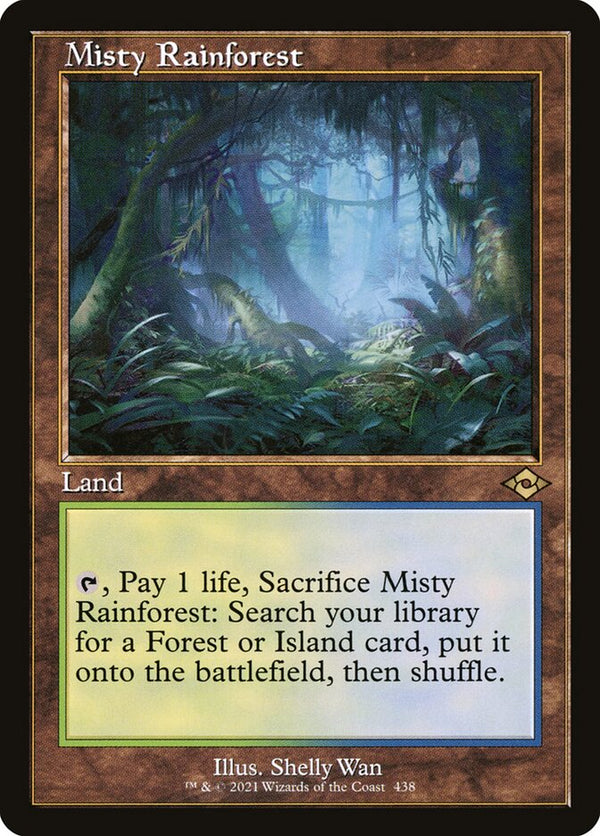 Misty Rainforest (Retro Frame) - Magic: The Gathering