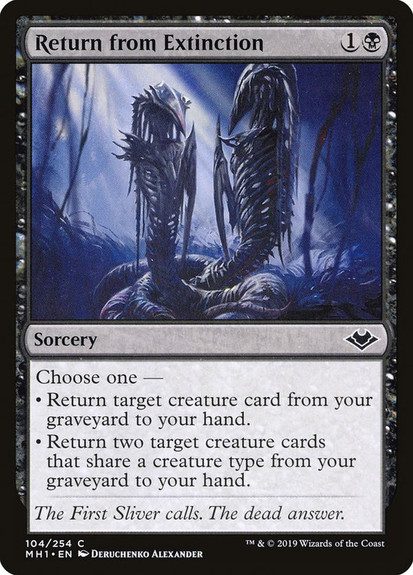 Return from Extinction - Magic: The Gathering