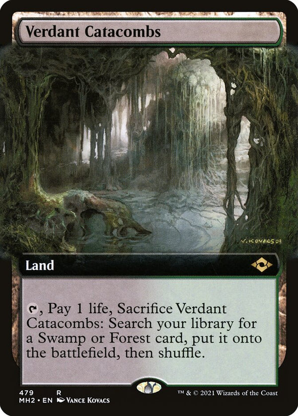 Verdant Catacombs (Extended Art) - Magic: The Gathering