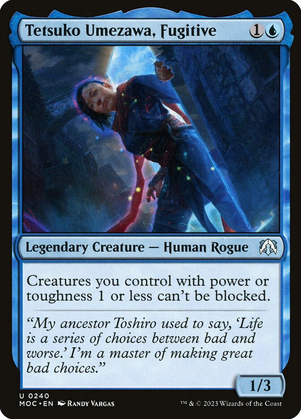 Tetsuko Umezawa, Fugitive - Magic: The Gathering