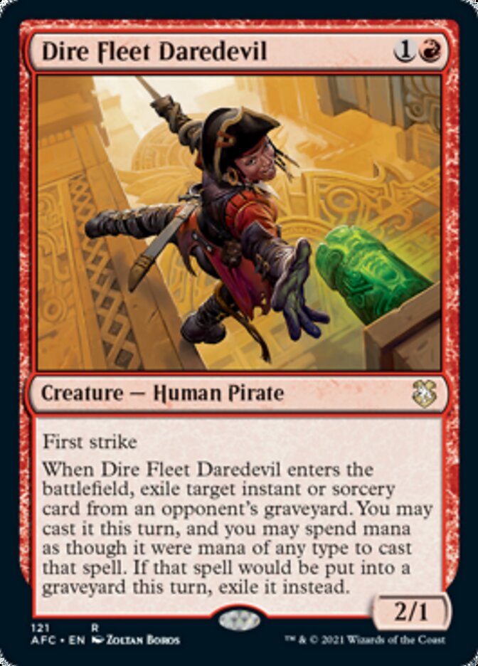 Dire Fleet Daredevil [Dungeons & Dragons: Adventures in the Forgotten Realms Commander]