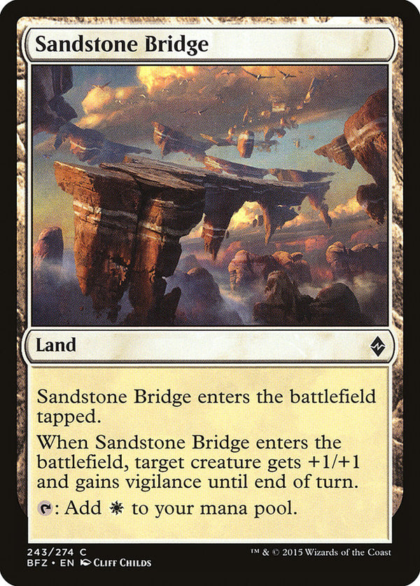 Sandstone Bridge - Magic: The Gathering