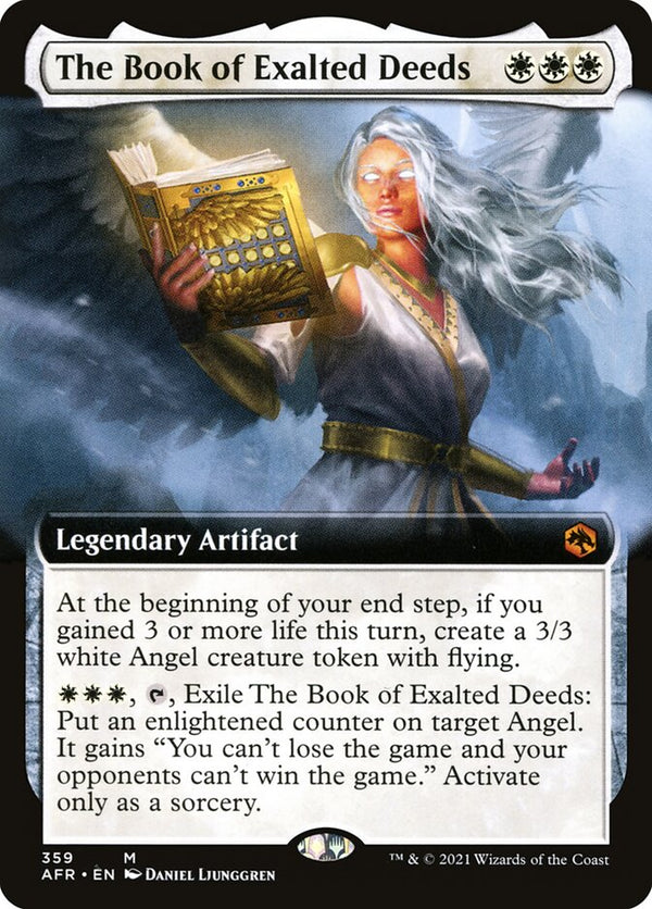 The Book of Exalted Deeds (Extended Art) - Magic: The Gathering