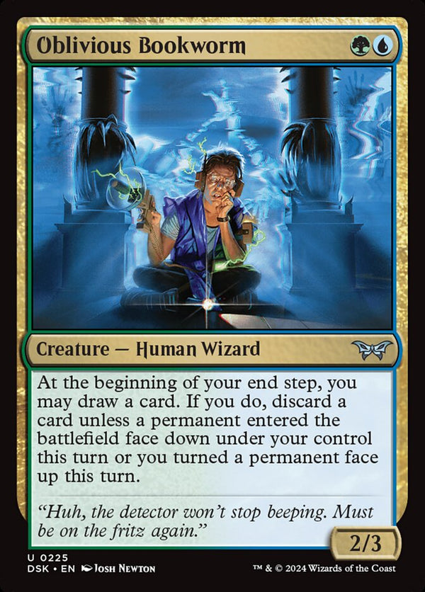 Oblivious Bookworm (0225) - Magic: The Gathering