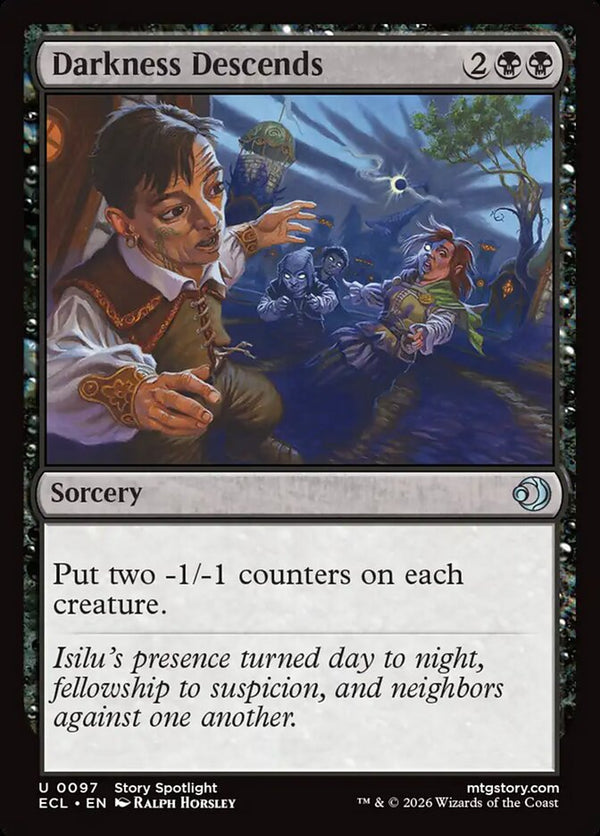 Darkness Descends - Magic: The Gathering