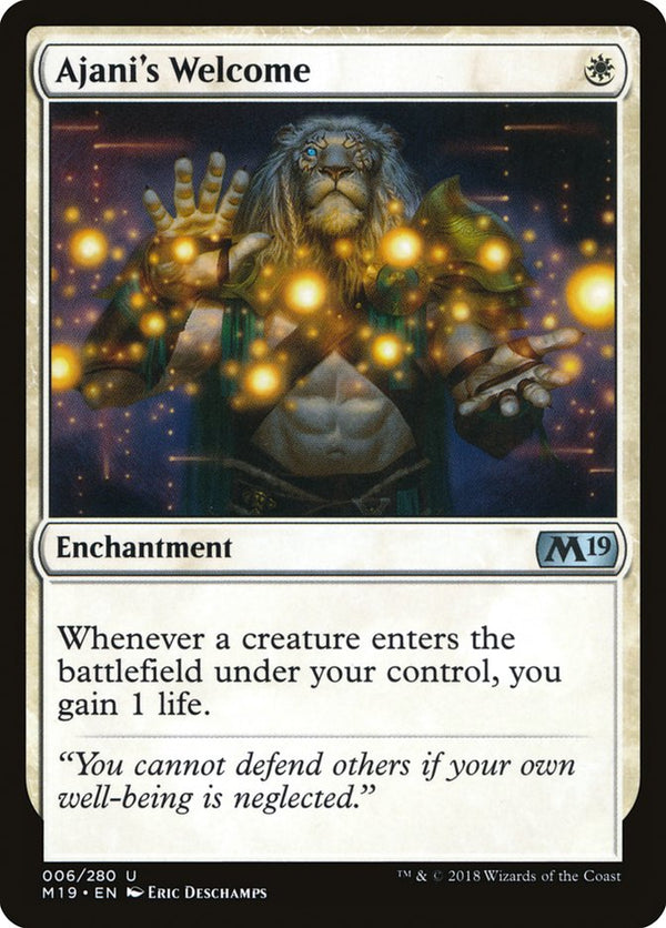 Ajani's Welcome - Magic: The Gathering