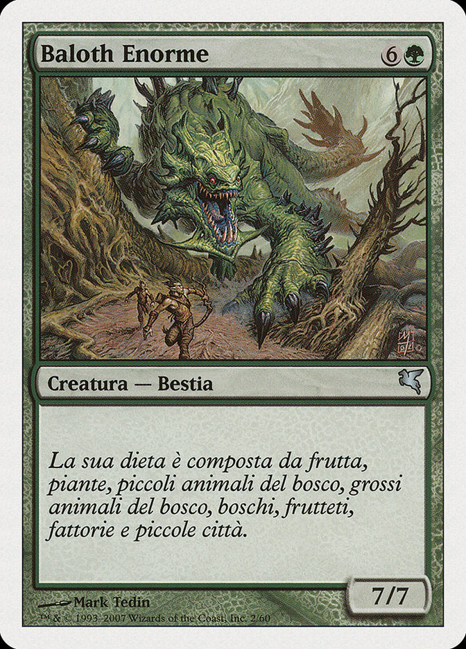 Enormous Baloth (Italian) - "Baloth Enorme" (K2)