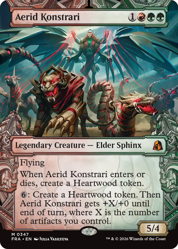 Aerid Konstrari (Showcase) (0347) [Reality Fracture] - Magic: The Gathering