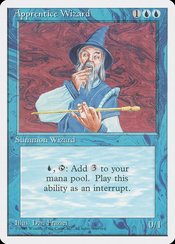 Apprentice Wizard - Magic: The Gathering