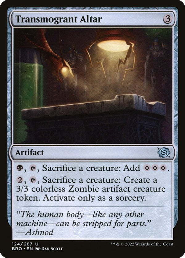 Transmogrant Altar - Magic: The Gathering