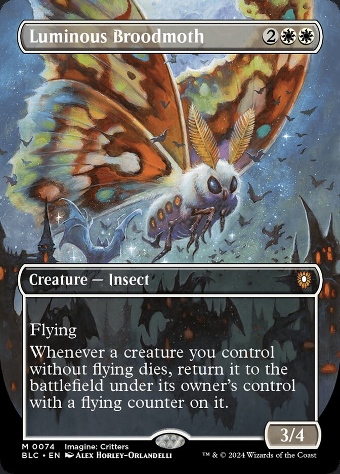 Luminous Broodmoth (Borderless)