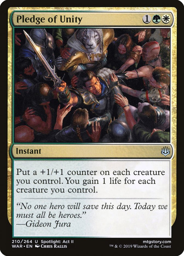 Pledge of Unity - Magic: The Gathering