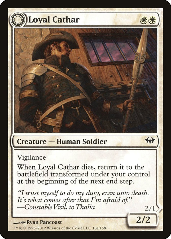 Loyal Cathar - Magic: The Gathering