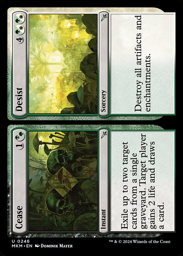 Cease // Desist - Magic: The Gathering