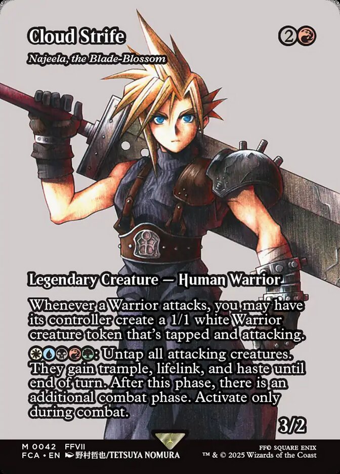 Cloud Strife - Najeela, the Blade-Blossom (Showcase)