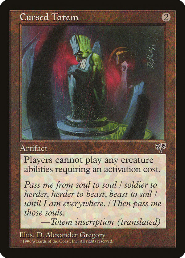 Cursed Totem - Magic: The Gathering
