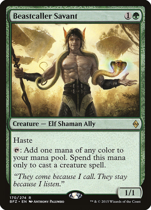 Beastcaller Savant - Magic: The Gathering