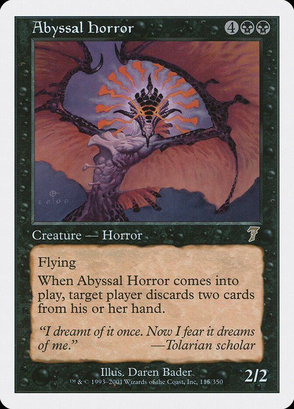 Abyssal Horror (7ED 115) - Magic: The Gathering