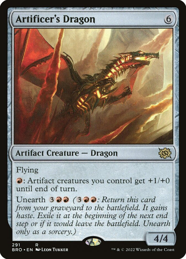 Artificer's Dragon - Magic: The Gathering