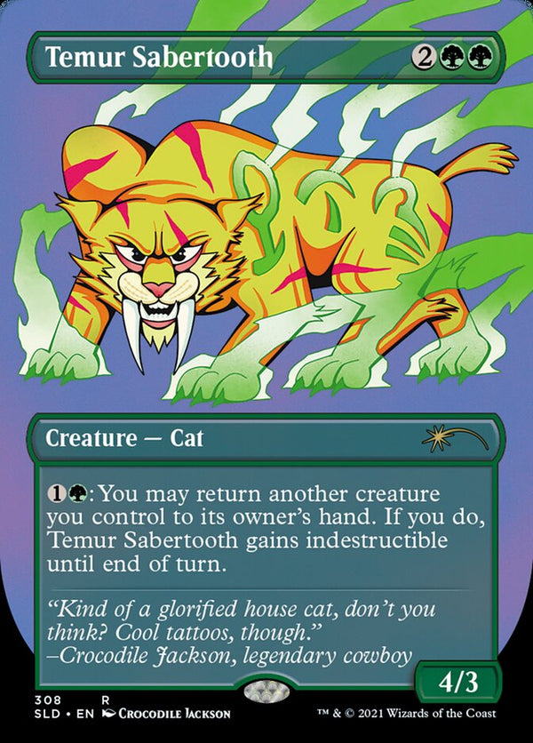 Temur Sabertooth - Magic: The Gathering