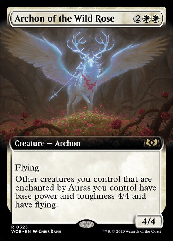 Archon of the Wild Rose (Extended Art) - Magic: The Gathering