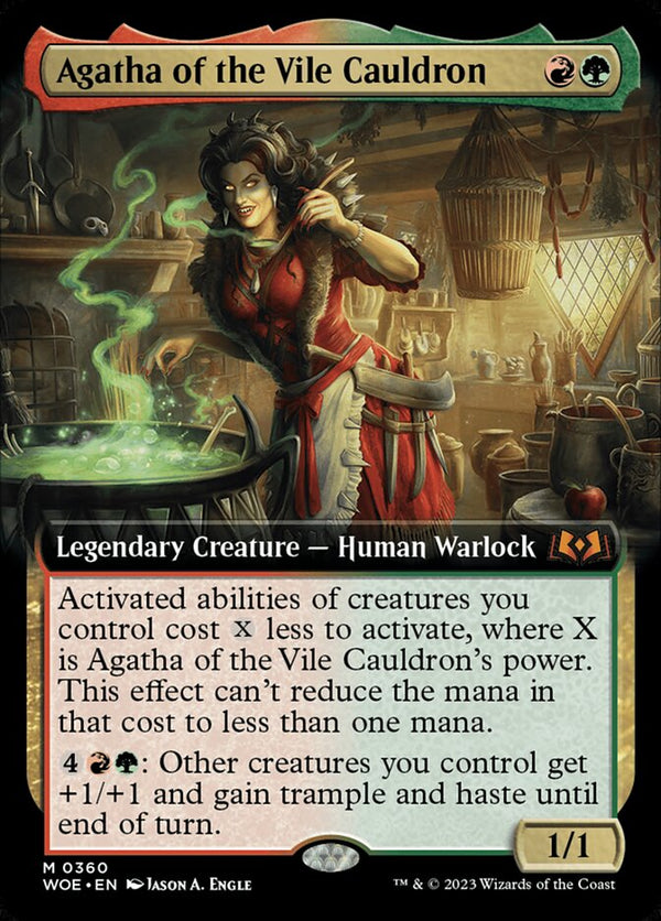 Agatha of the Vile Cauldron (Extended Art) - Magic: The Gathering