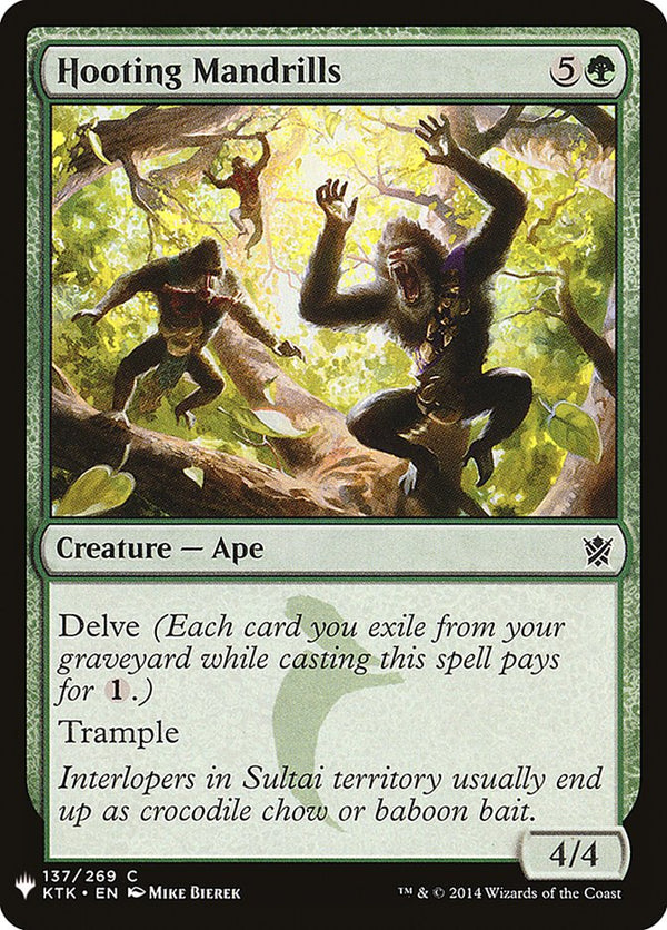 Hooting Mandrills - Magic: The Gathering