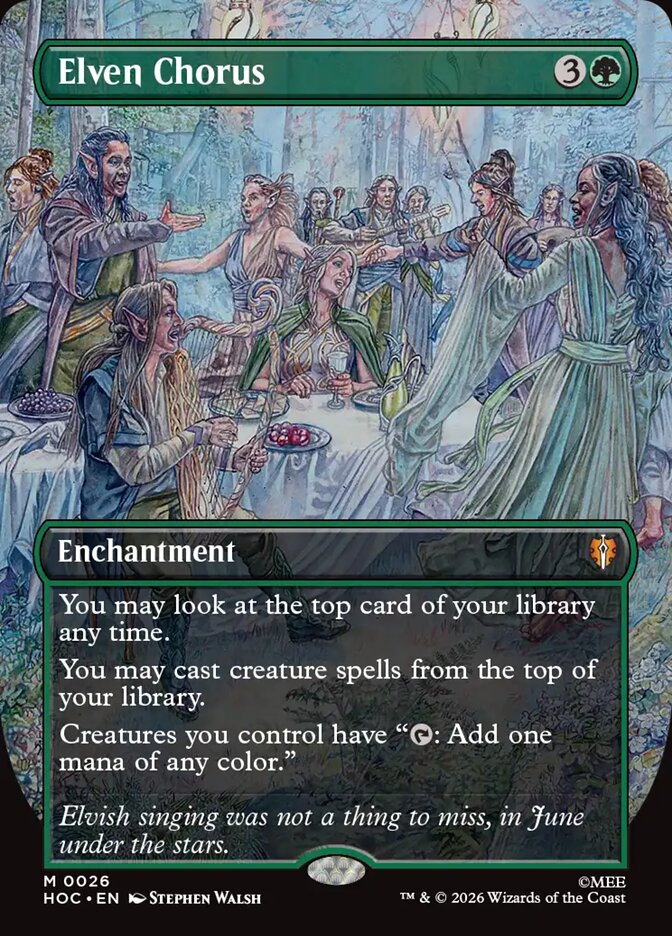 Elven Chorus (Borderless)