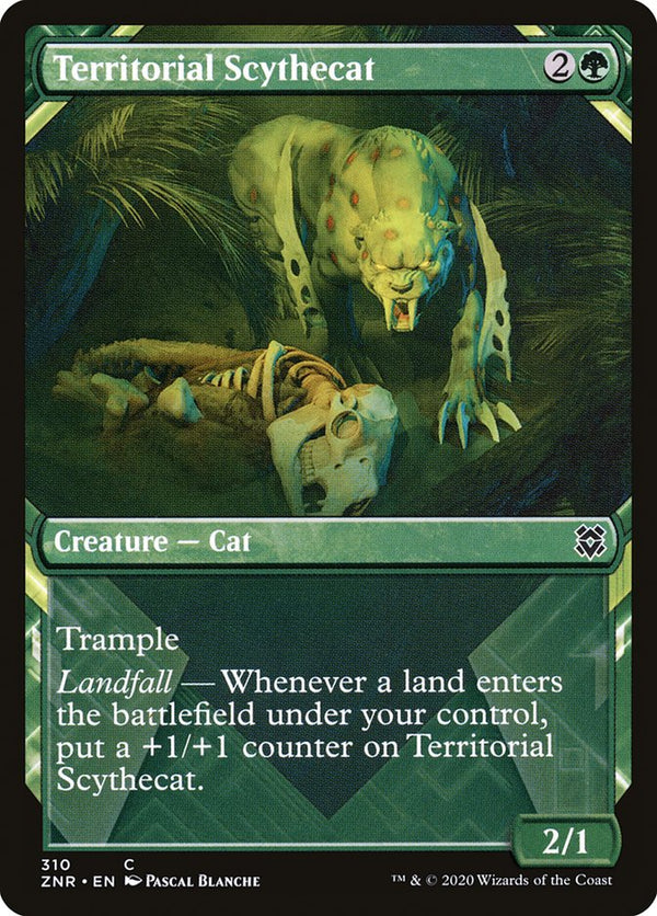 Territorial Scythecat (Showcase) - Magic: The Gathering