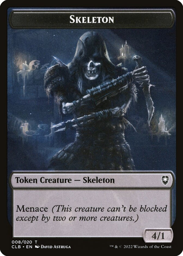Skeleton Token - Magic: The Gathering