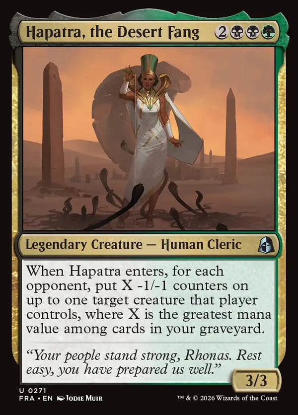 Hapatra, the Desert Fang (FRA 271) - Magic: The Gathering