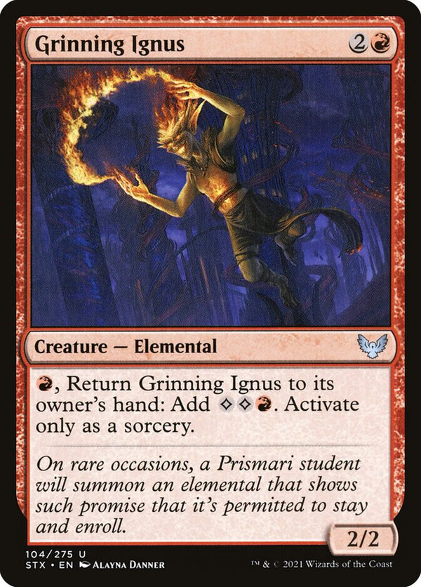 Grinning Ignus - Magic: The Gathering