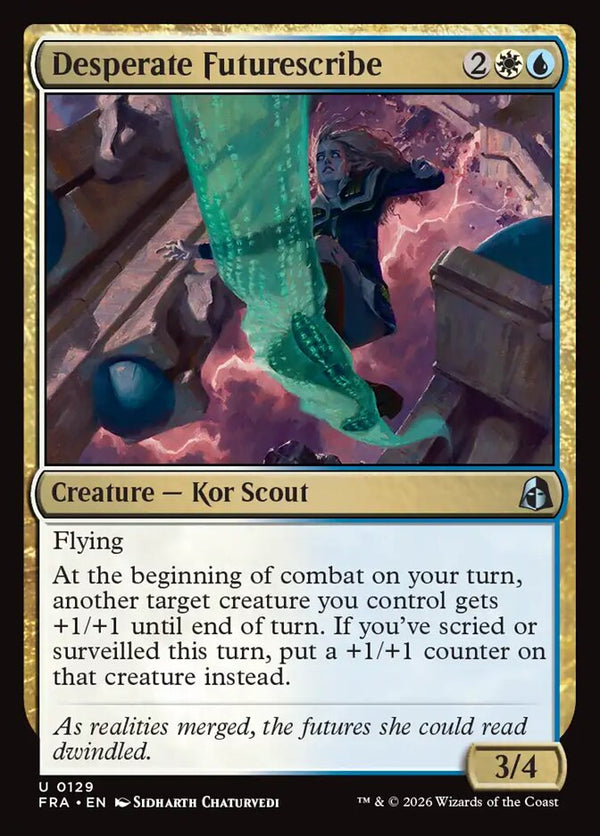 Desperate Futurescribe (FRA 129) - Magic: The Gathering