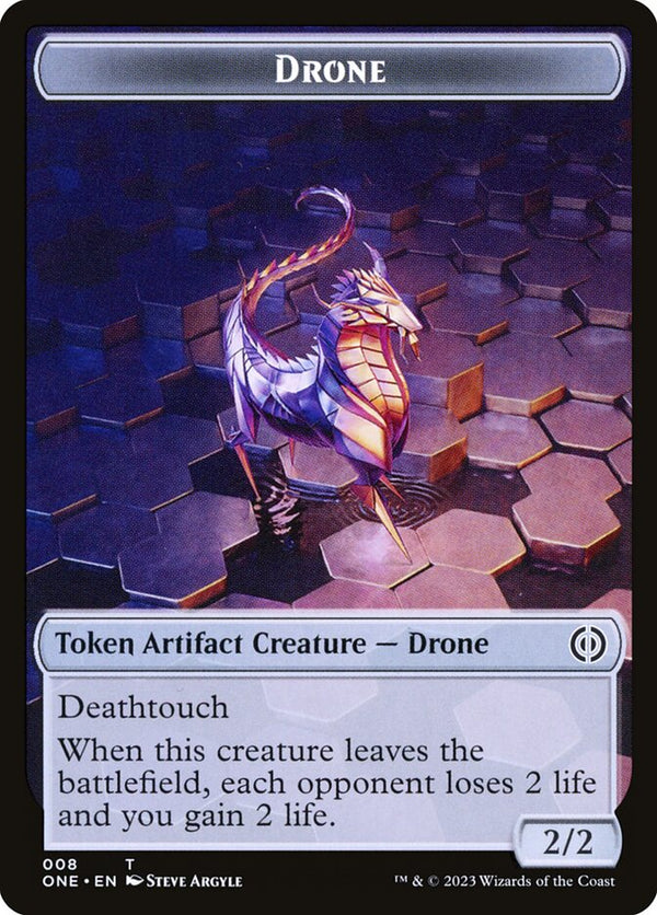 Drone Token (ONE 8) - Magic: The Gathering