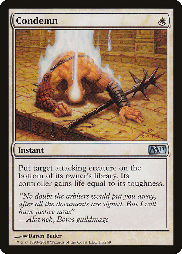 Condemn - Magic: The Gathering