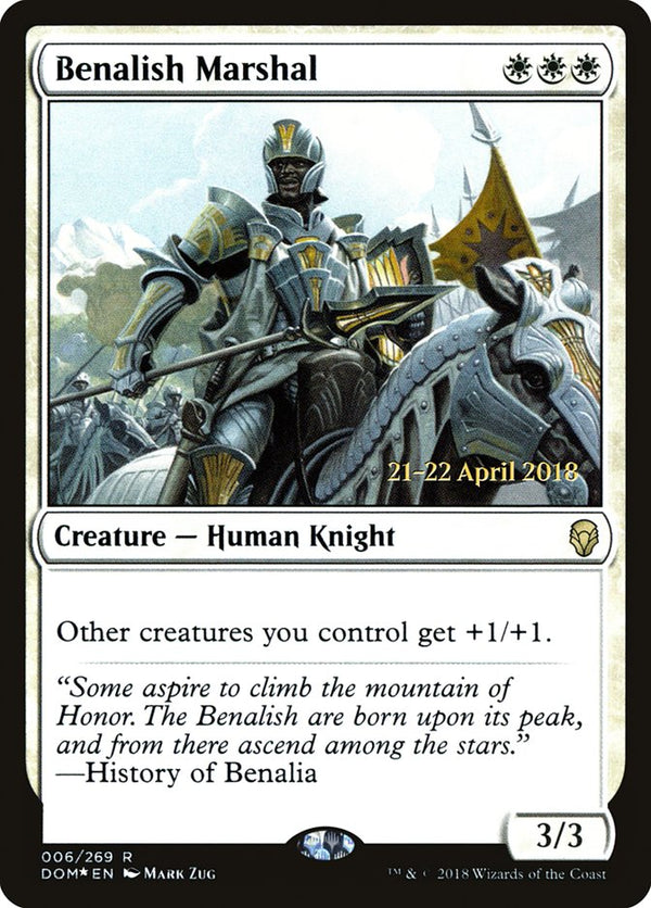 Benalish Marshal - Magic: The Gathering