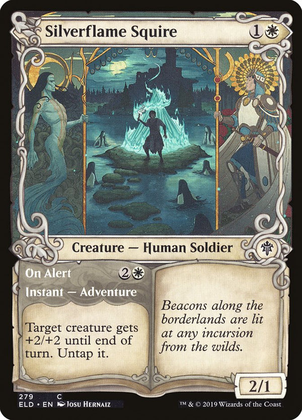 Silverflame Squire (Showcase) - Magic: The Gathering