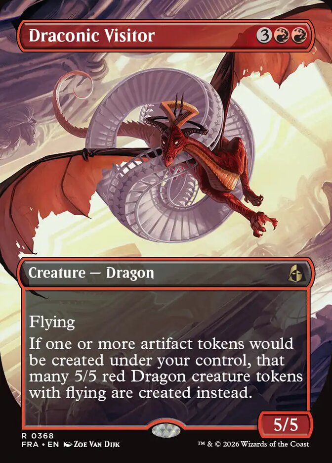 Draconic Visitor (Borderless)