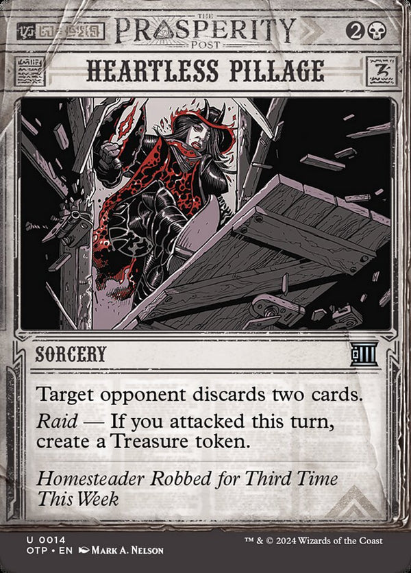 Heartless Pillage - Magic: The Gathering