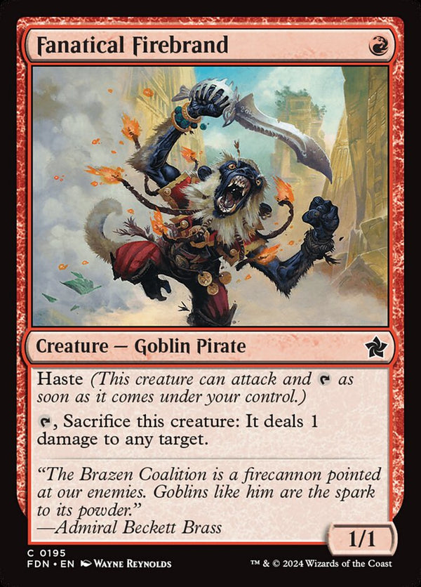 Fanatical Firebrand - Magic: The Gathering