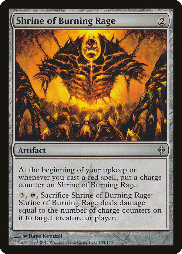 Shrine of Burning Rage - Magic: The Gathering