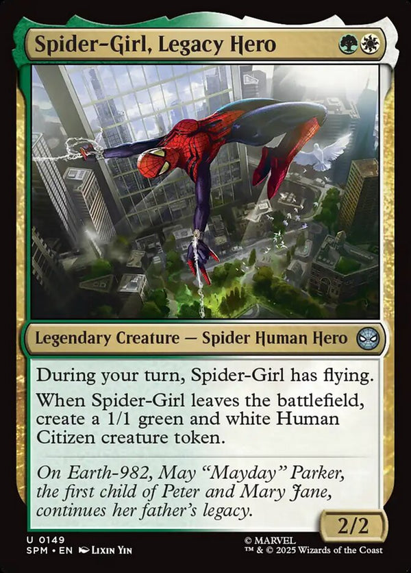 Spider-Girl, Legacy Hero - Magic: The Gathering