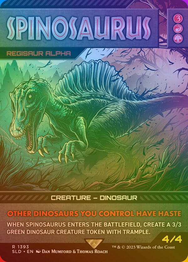 Spinosaurus - Regisaur Alpha (Rainbow Foil) - Magic: The Gathering