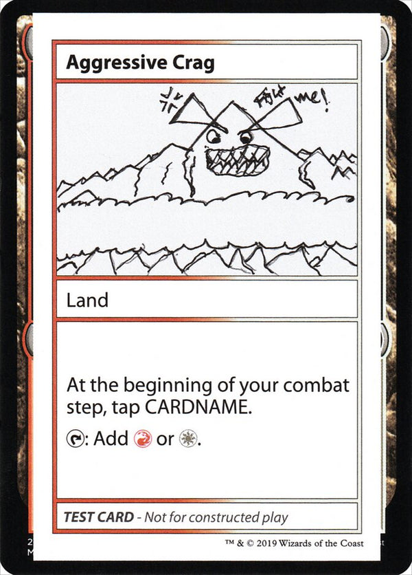 Aggressive Crag (No PW Symbol) - Magic: The Gathering