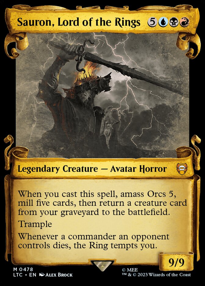 Sauron, Lord of the Rings (Showcase Scrolls)